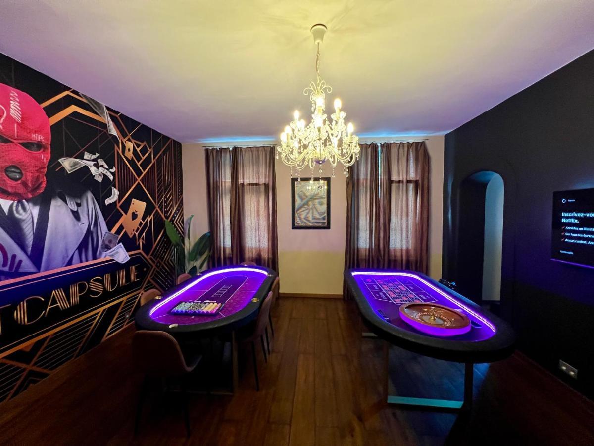 Capsule Casino - Jacuzzi - Billard - Netflix - Console & Jeux Apartment Mons Exterior foto